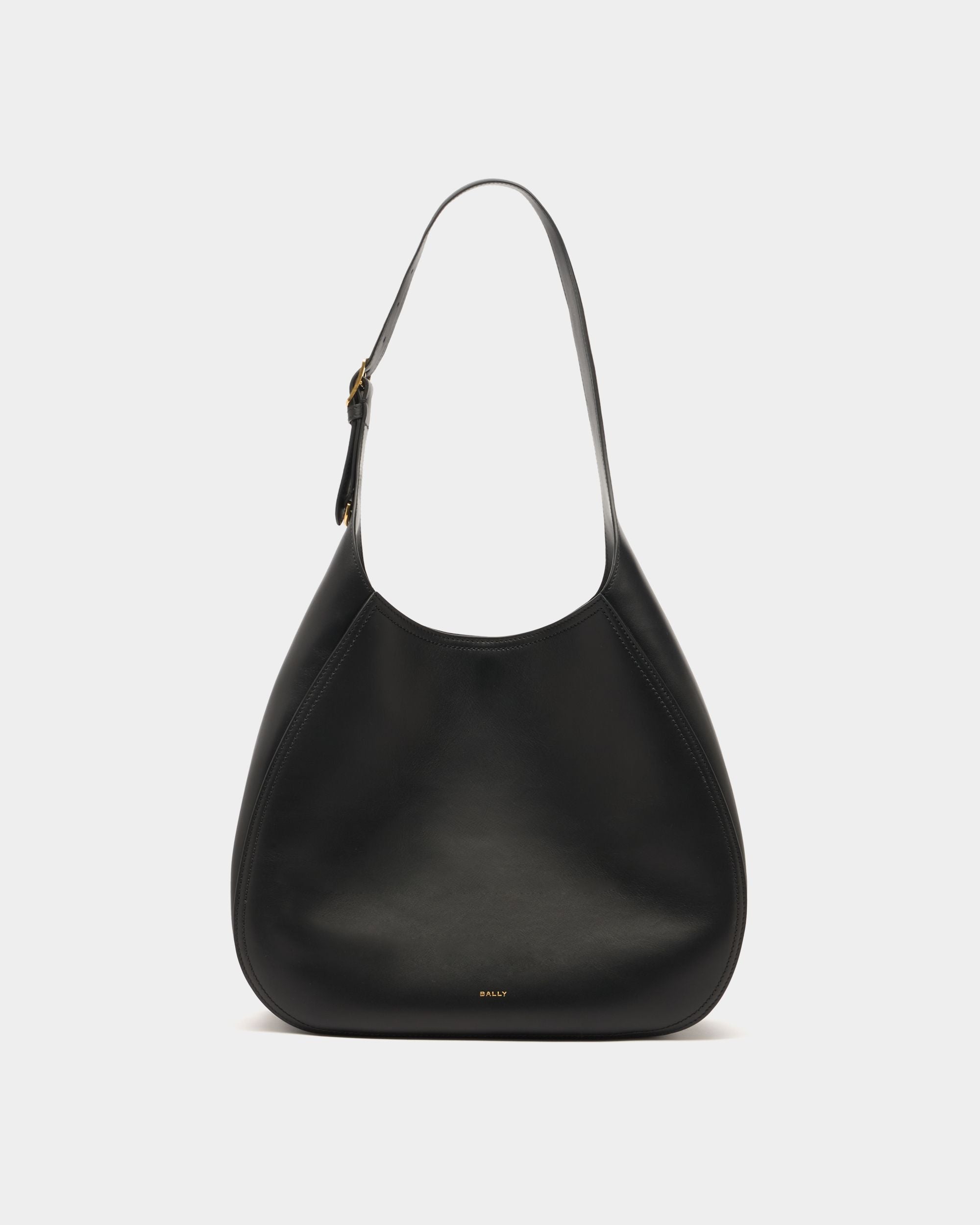 Hobo-Tasche Althea aus Leder in Schwarz