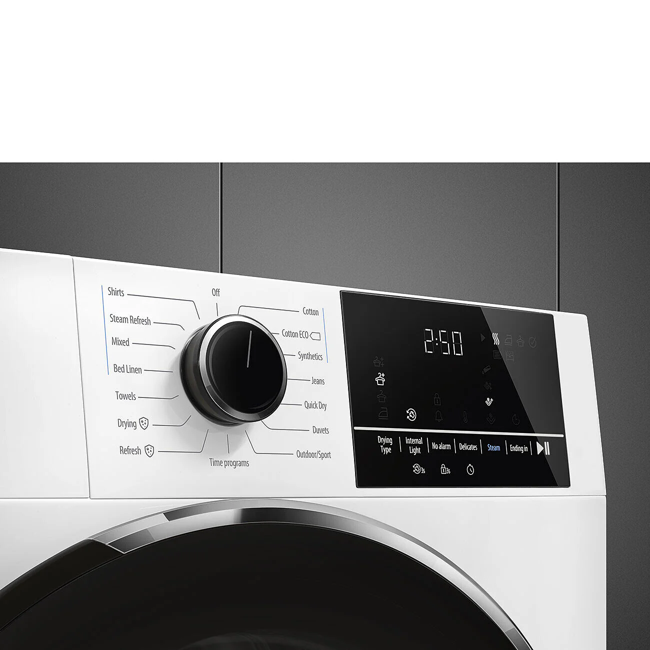 60cm 9kg Heat Pump Condenser Tumble Dryer White