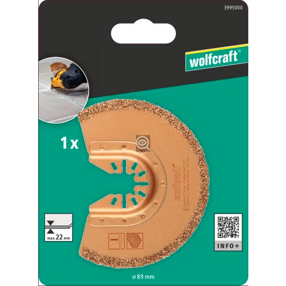 Segmentsägeblatt, Ø: 85 mm, Hartmetall