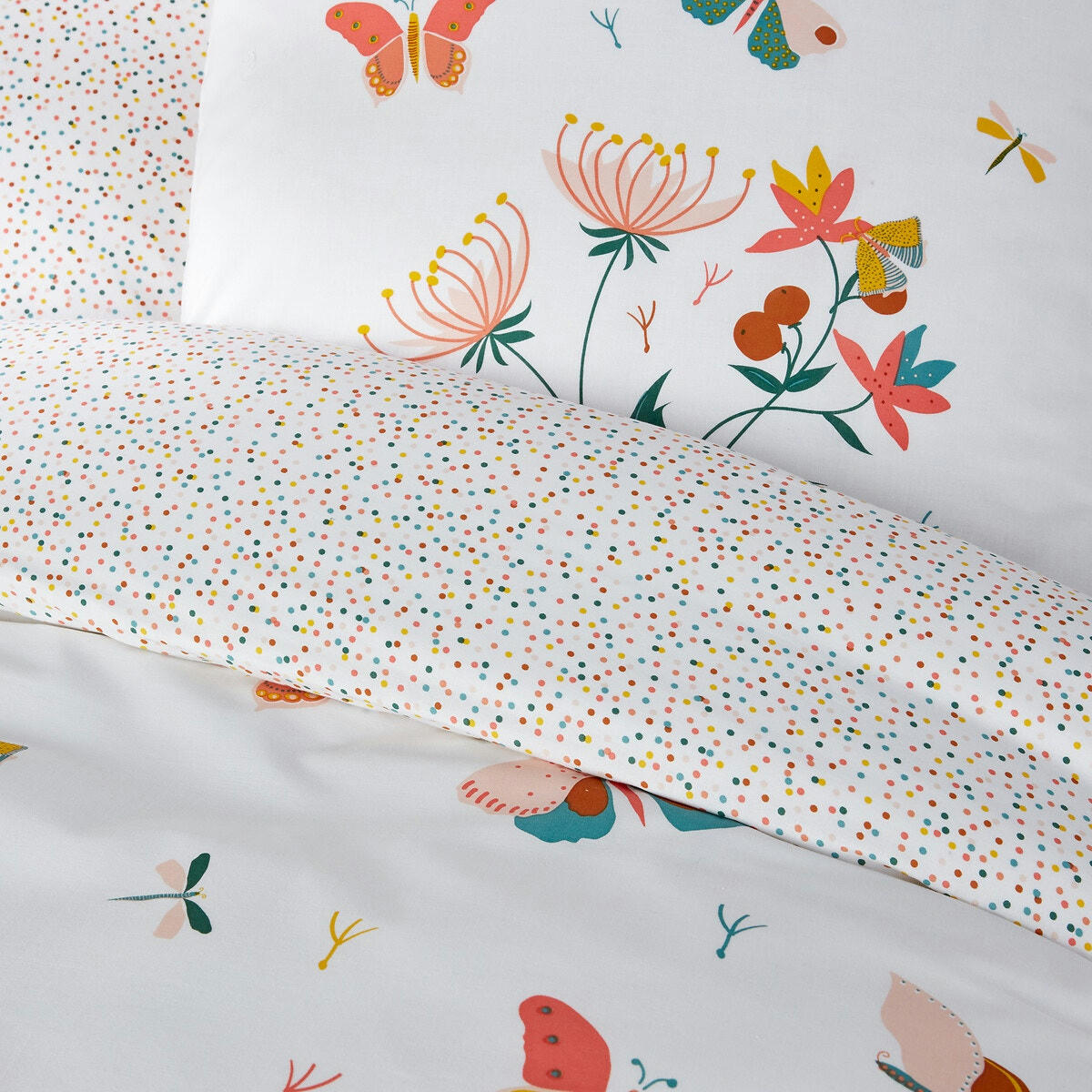 Housse de couette coton, Papillon