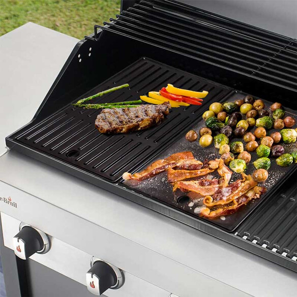 Plancha réversible barbecue gaz 4 brûleurs - Char-Broil