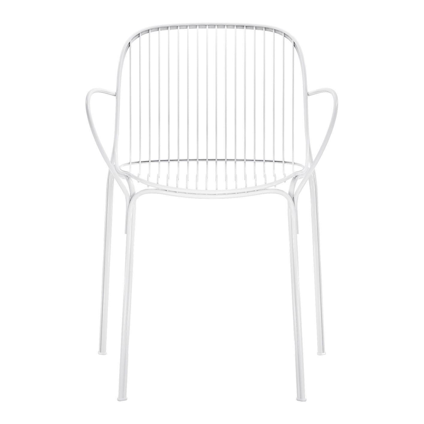 Kartell Hiray Tuinstoel met Armleuning - Wit