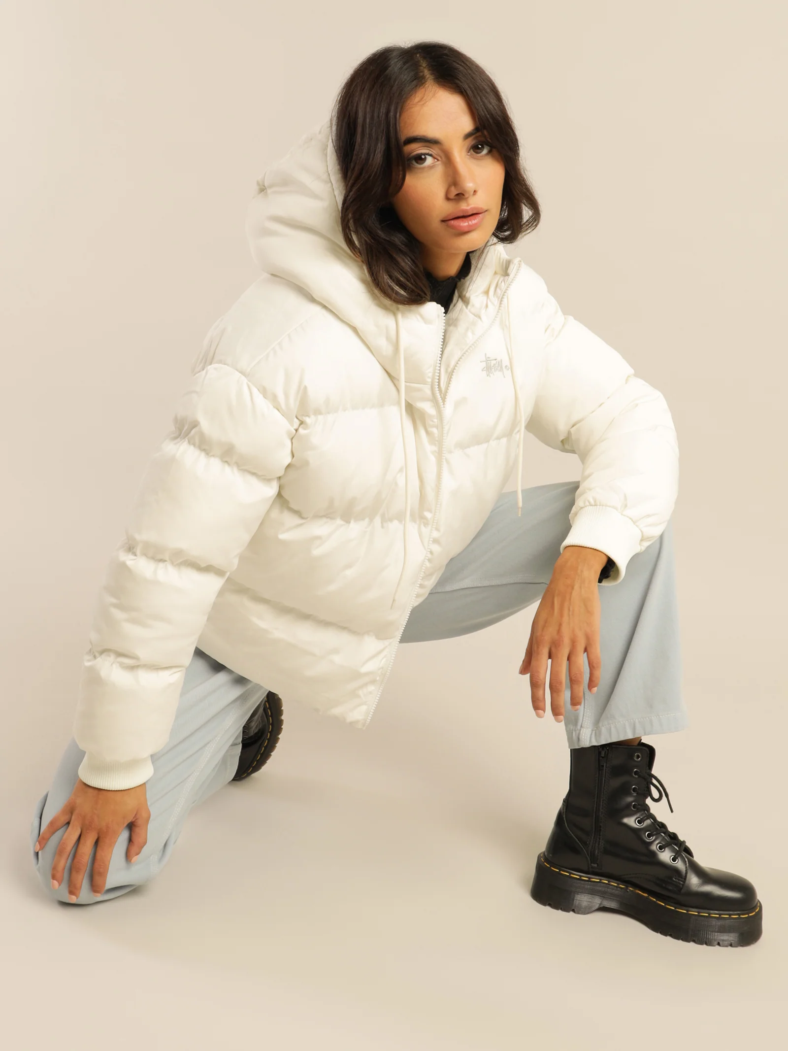 Graffiti Hood Puffer