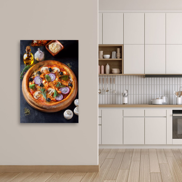 Feeby Obraz na płótnie, Pizza Jedzenie Kuchnia Bar 40x60