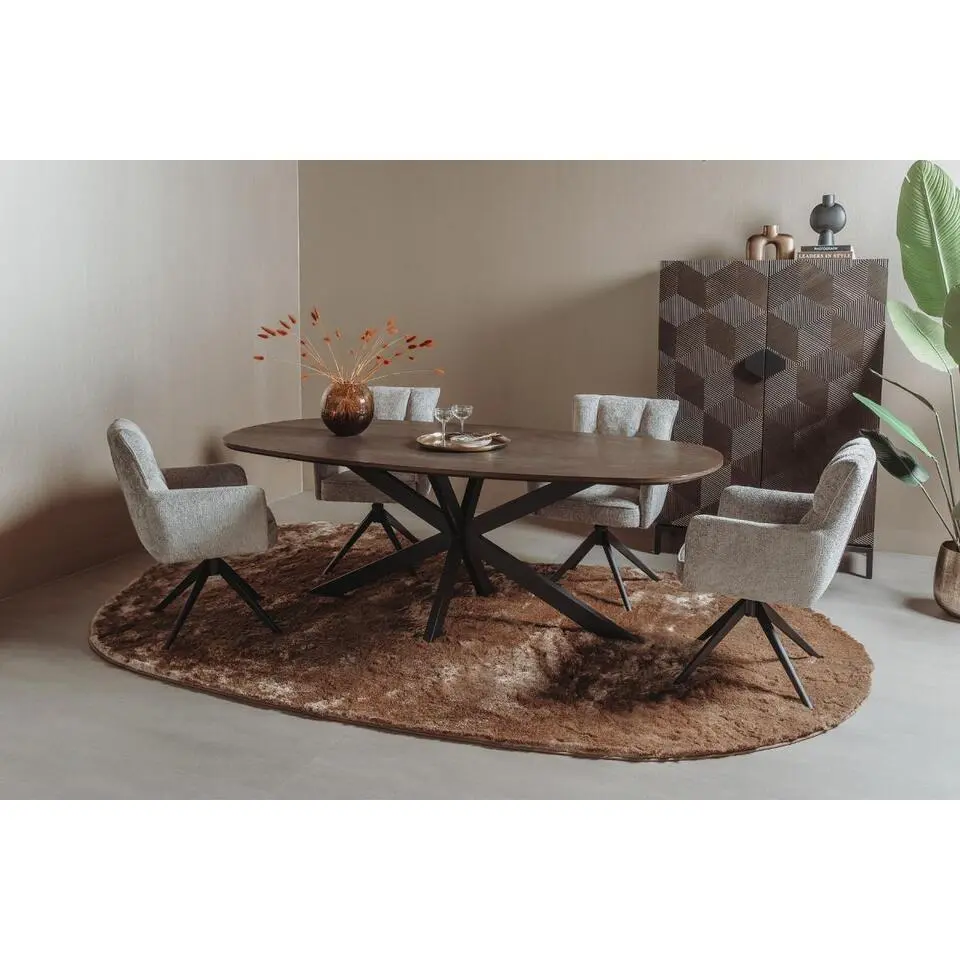 Tower Living - San Marino eettafel - 200 cm - bruin