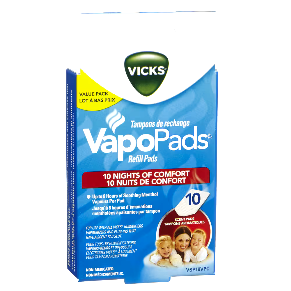 Vicks VSP-19-CAN VapoPads® Refill Pads, Soothing Menthol Scent, 5-pk