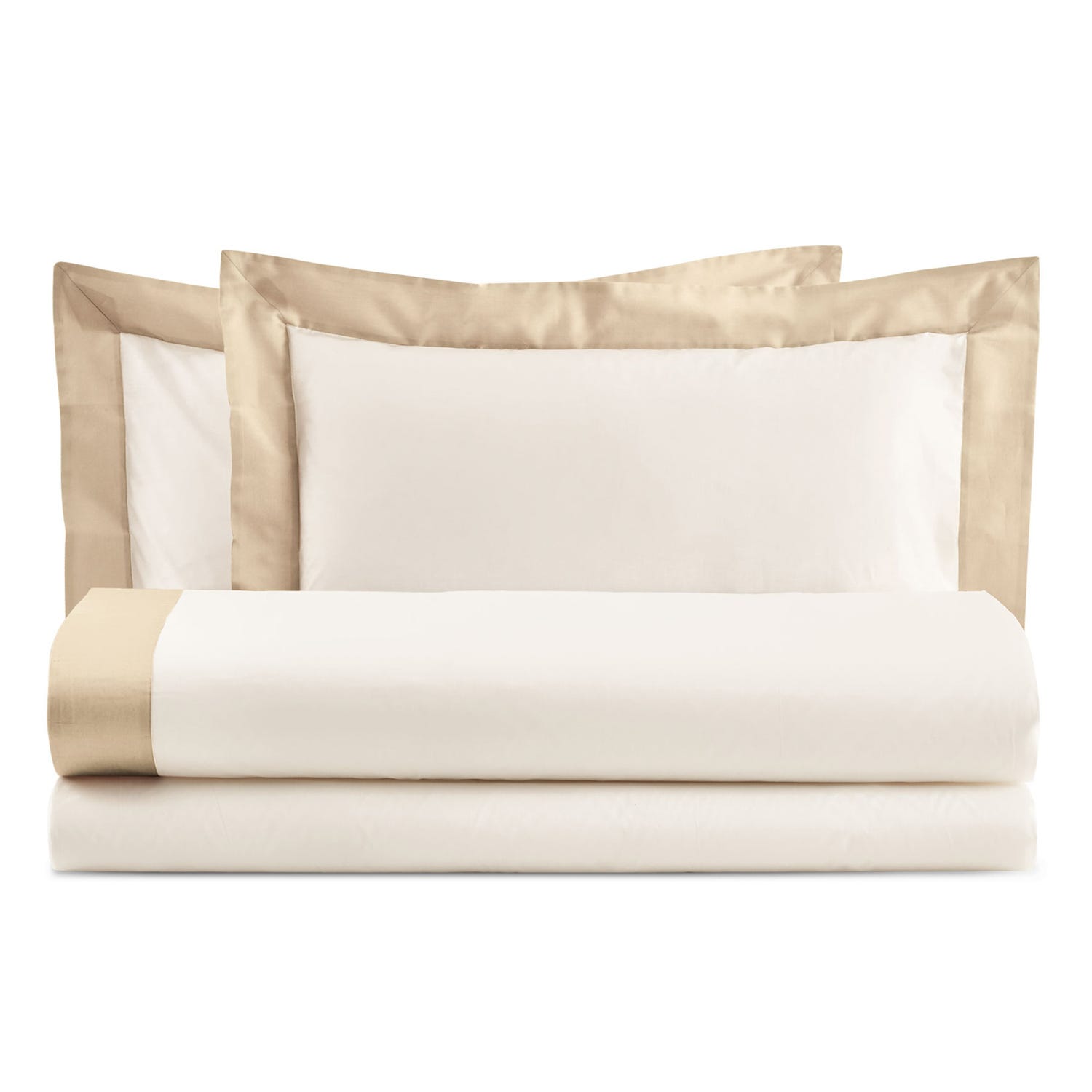 Completo letto matrimoniale Sharon beige Biancoperla