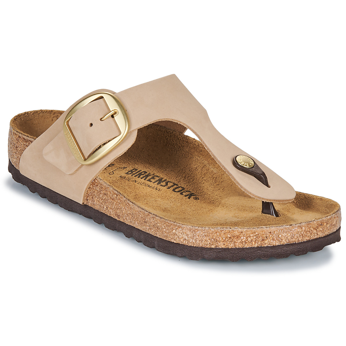 BIRKENSTOCK - Gizeh Big Buckle - Nubuck / Beige / Regular