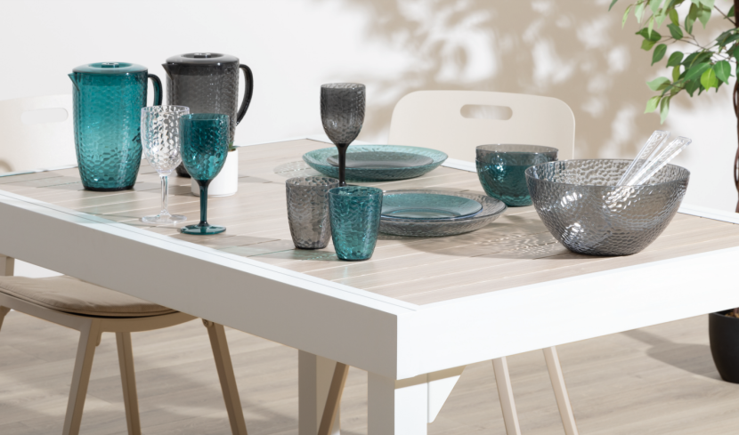 MISKA 800ml Estiva PLASTIKOWA 14 cm transparentna