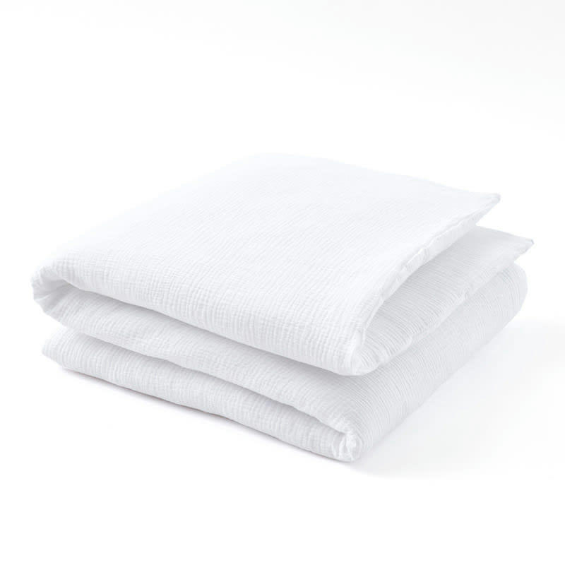 - Housse de couette bébé blanc