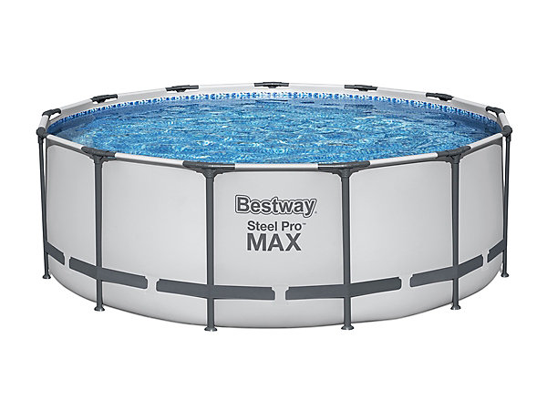 Bestway Piscine hors sol ronde Steel Pro Max 396 x 122 cm avec filtre à cartouche