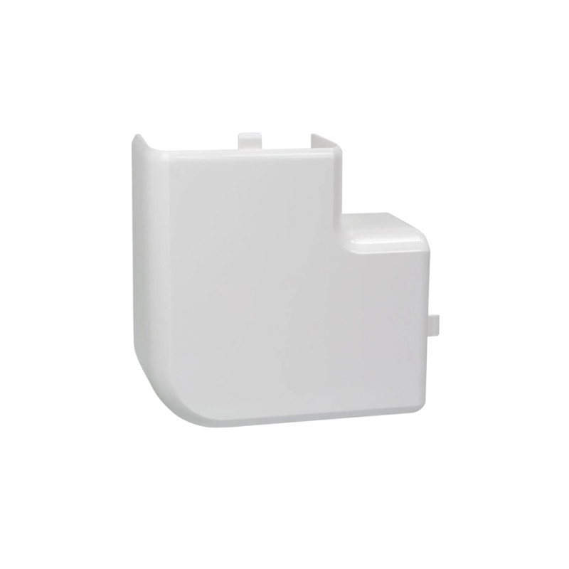 Angle plat DLP à clipser en plastique blanc 50 x 105 mm LEGRAND