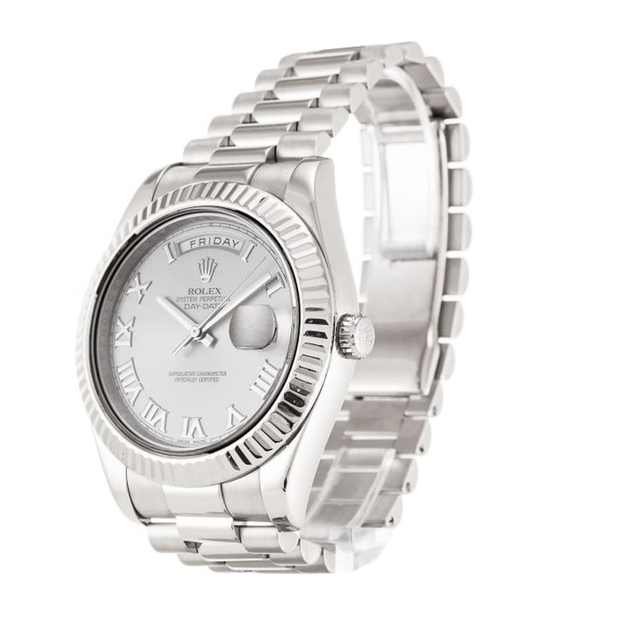 Rolex Day-Date 218239-0041 “White Roman Dial” First-Class Clone