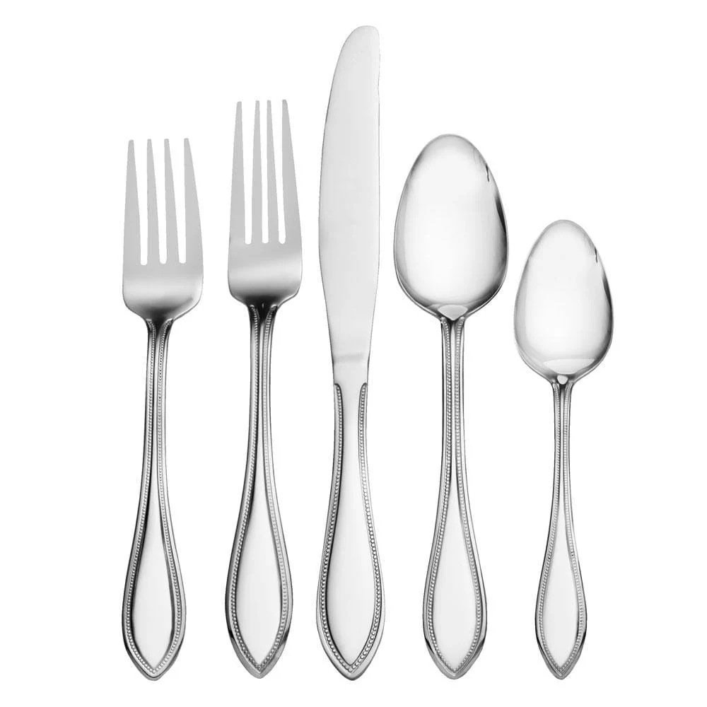 American Bead 61 Piece Flatware Set, Service for 8