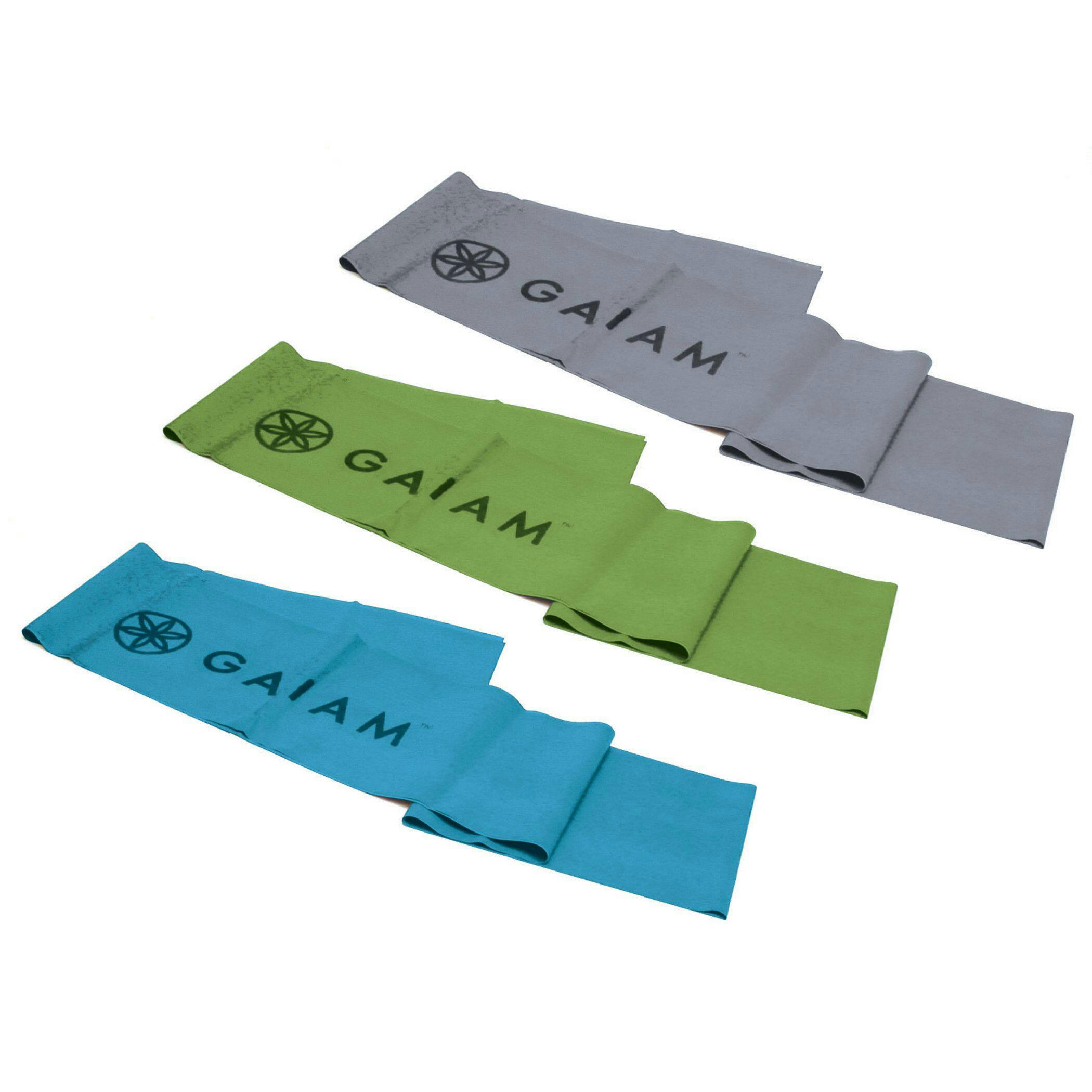 Gaiam Restore Strength and Flexibility Resistance Band Set, 3-pc