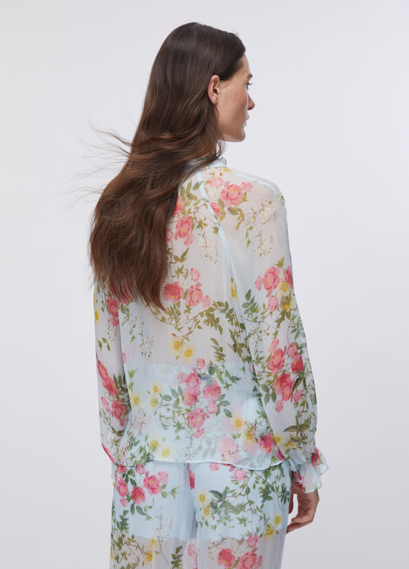Blusa a fiori