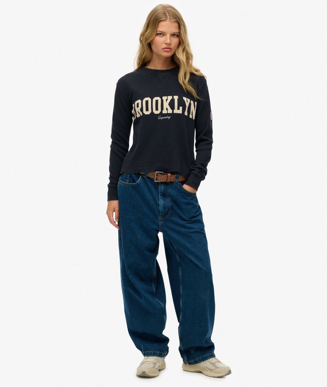 Athletic Essential Graphic Long Sleeve Top
