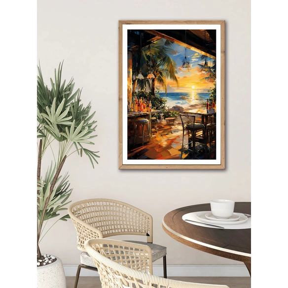 Gerahmtes Bild, ca. 50x70 cm, Motiv: 507943