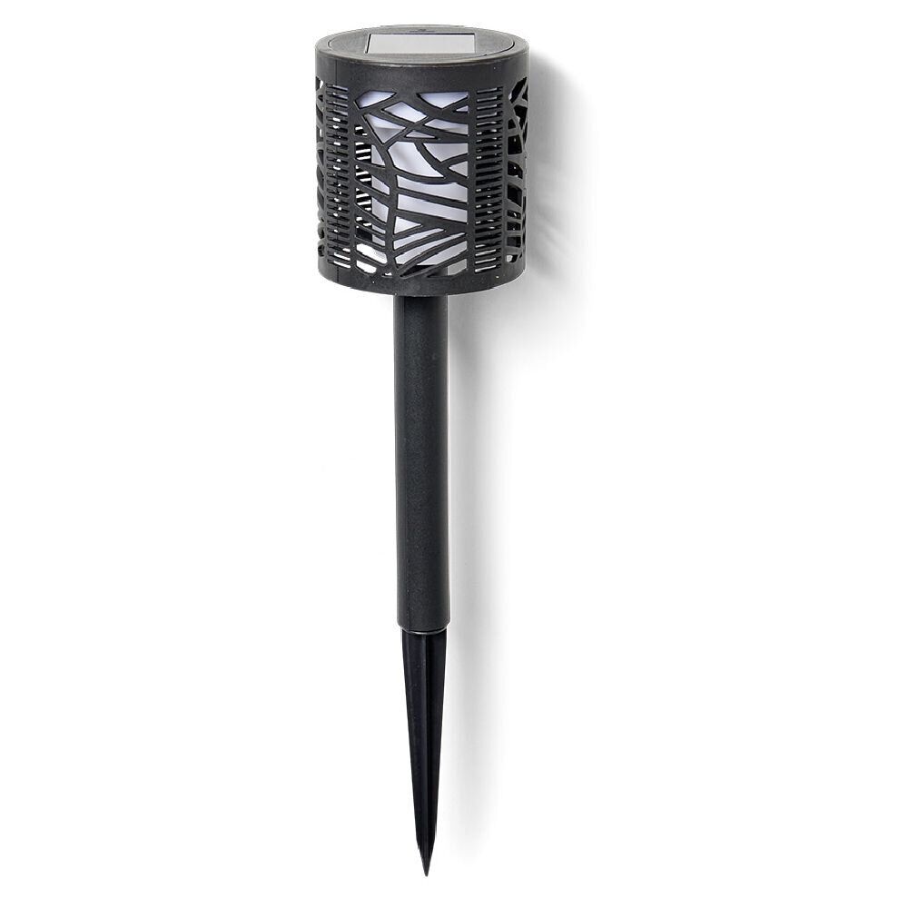 Borne solaire plastique ajouré noir H36,5cm