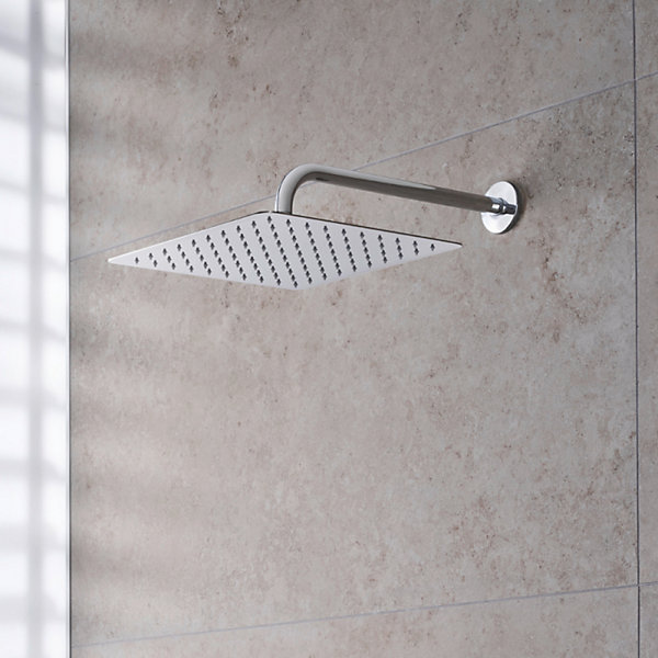 Bras de douche mural DURAVIT Universal 21 cm chromé