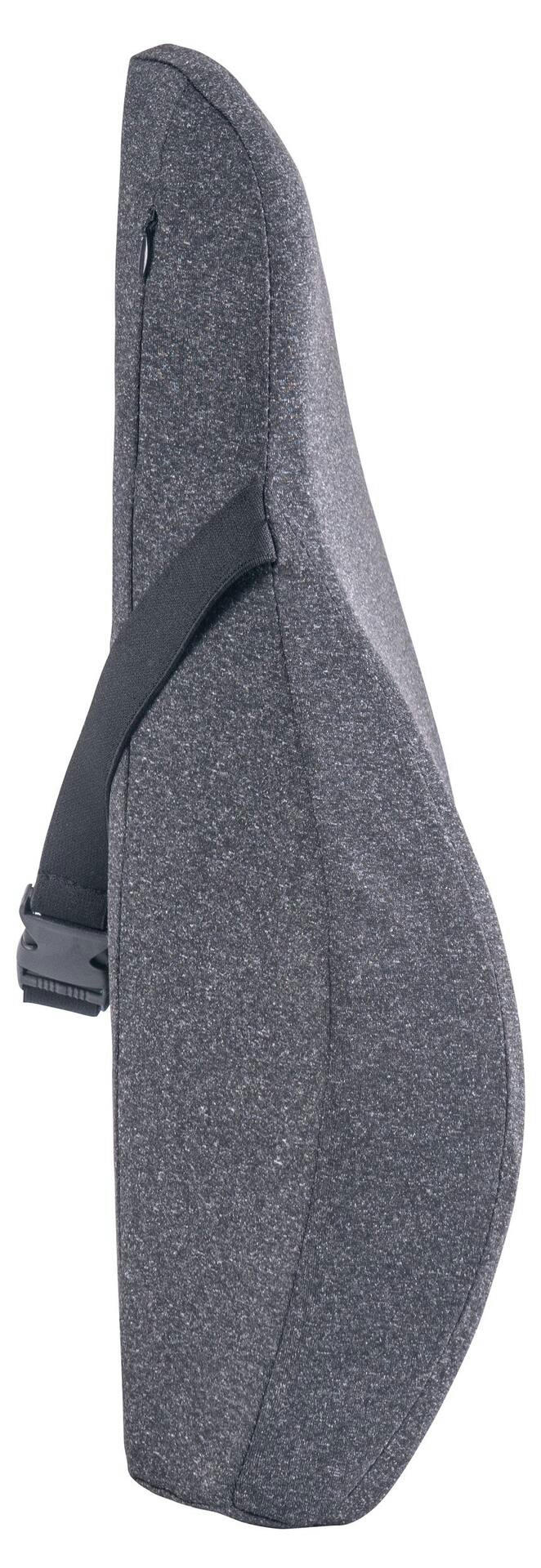AutoTrends Memory Foam Ergonomic Lumbar Cushion with Adjustable Elastic Straps