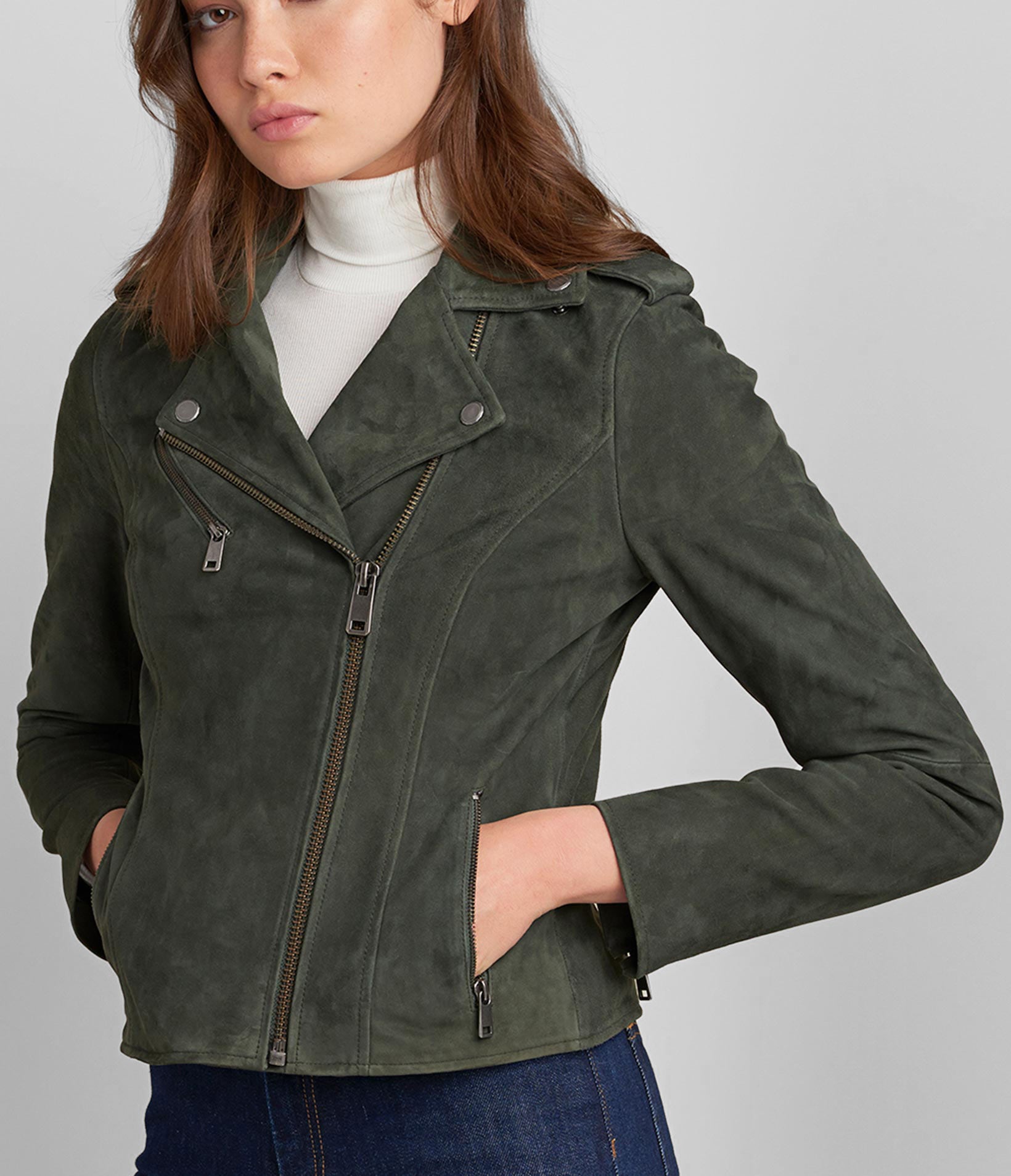 Jackie Asymmetrical Moto Jacket