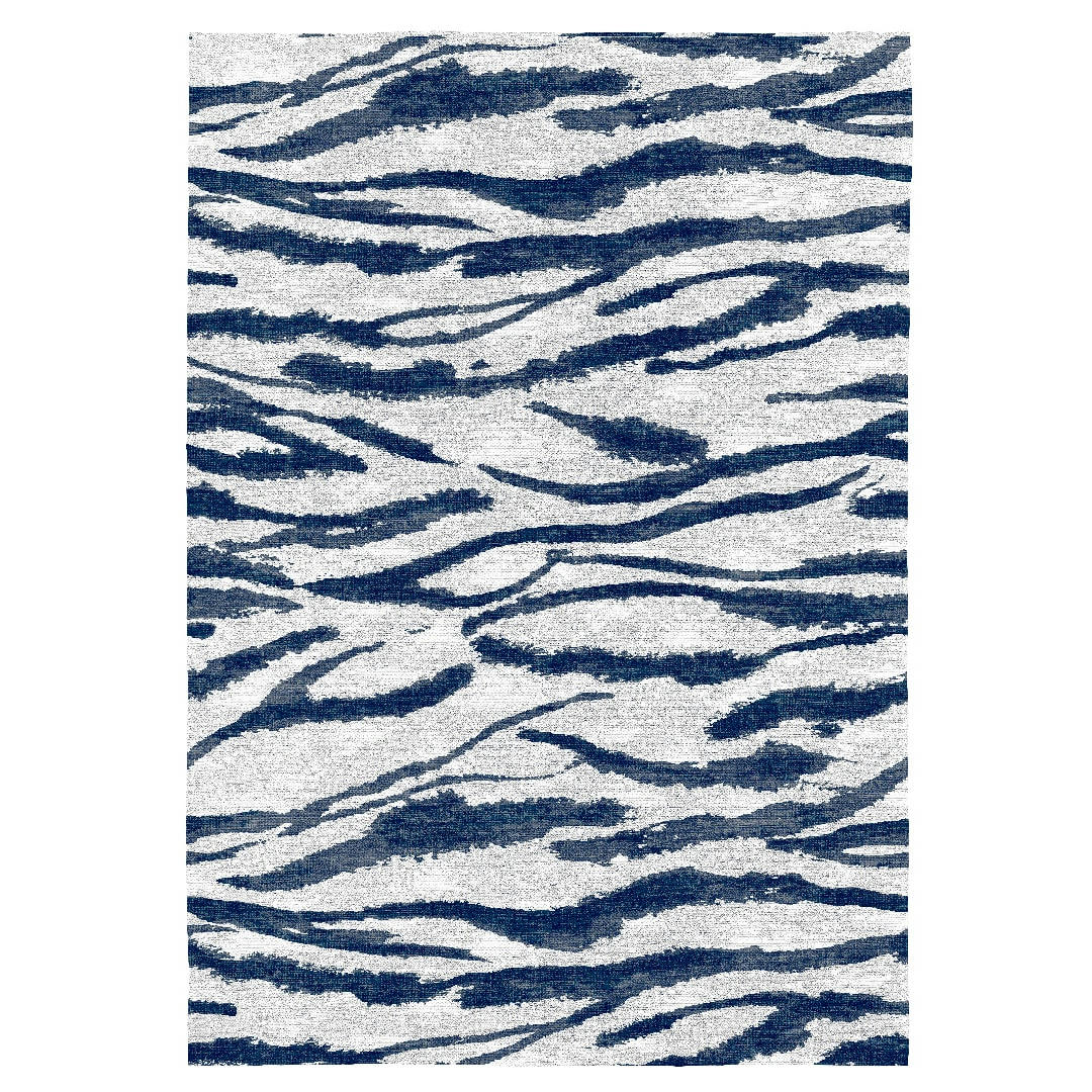 JIBRA - Tapis décoratif en coton en impression digital multicolore 140x200 cm