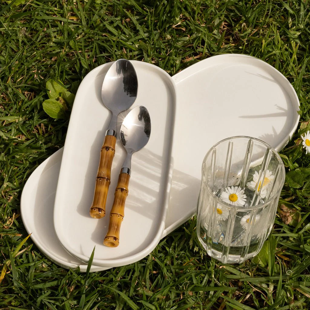 Prato Oval 25 cm BRIGHT WHITE