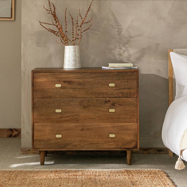 Habitat Armi 3 Drawer Chest - Mango