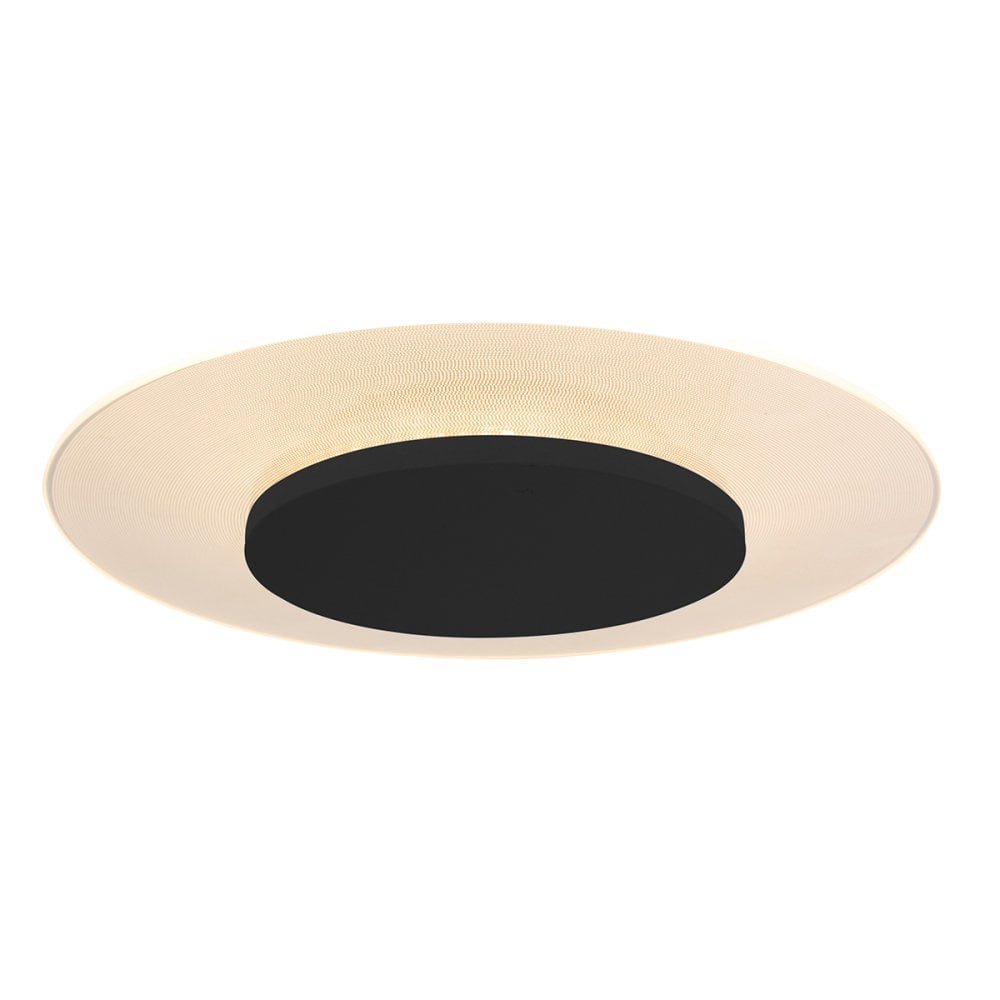 Steinhauer plafond - 42x 6 cm - zwart