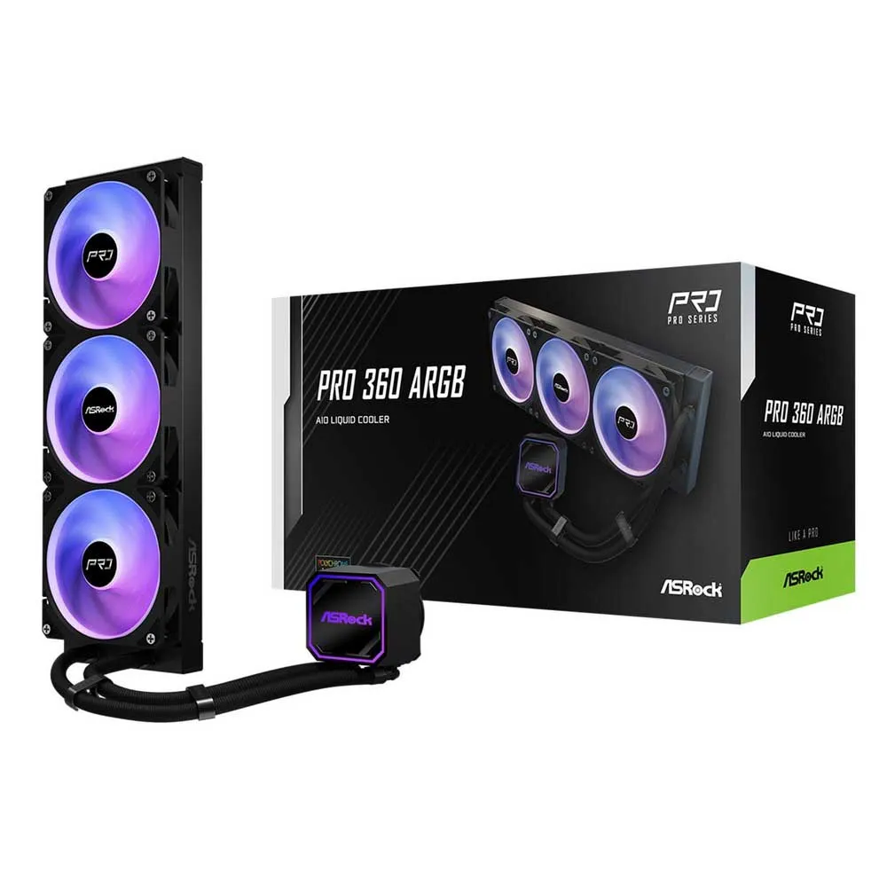 Asrock Pro 360 ARGB liquid cooling
