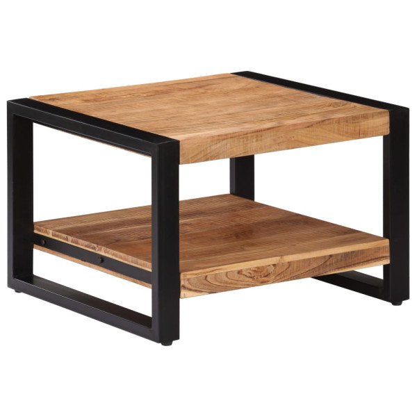 Stolik Kawowy Ława Stół Drewniany 60x60x40 Półka Do Salonu Do Pokoju