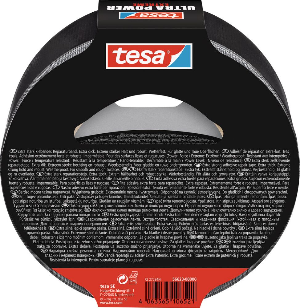REPARASJONSTAPE TESA ULTRA POWER EXTREME 10MX50MM