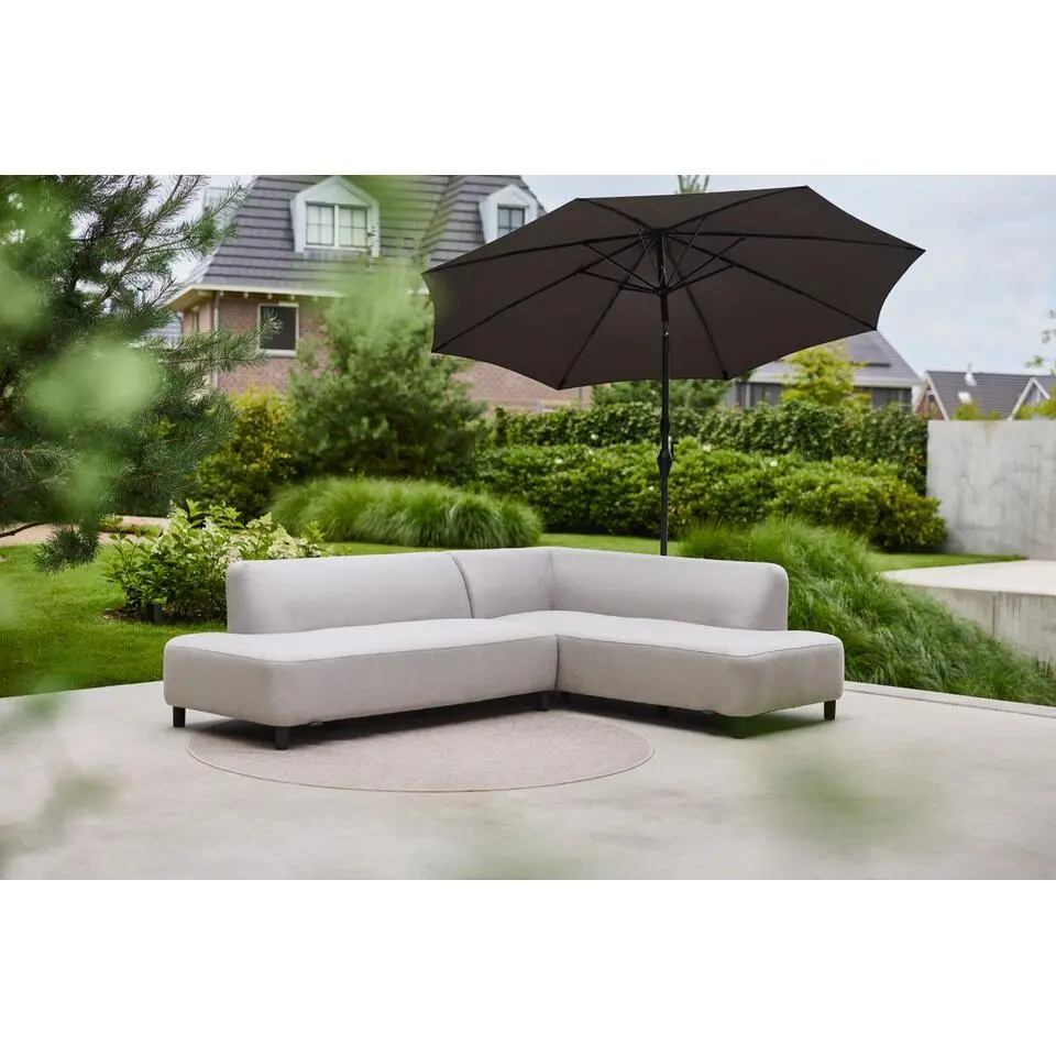 Hartman Monaco Sunbrella (Sit & Heat) verwarmde hoekbank - Grijs