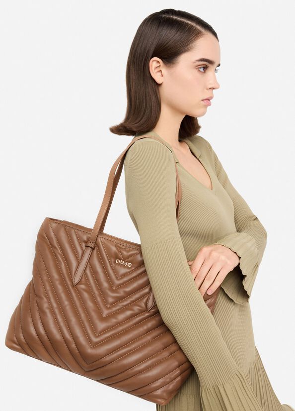 Shopping bag grande matelass&eacute;