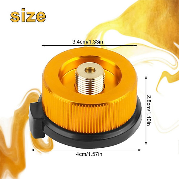 CODEKEY Adaptateur Bouteille Gaz, Adaptateur Cartouche Camping Gaz, Adaptateur pour Bouteilles de Gaz, Adaptateur de Réchaud à Gaz