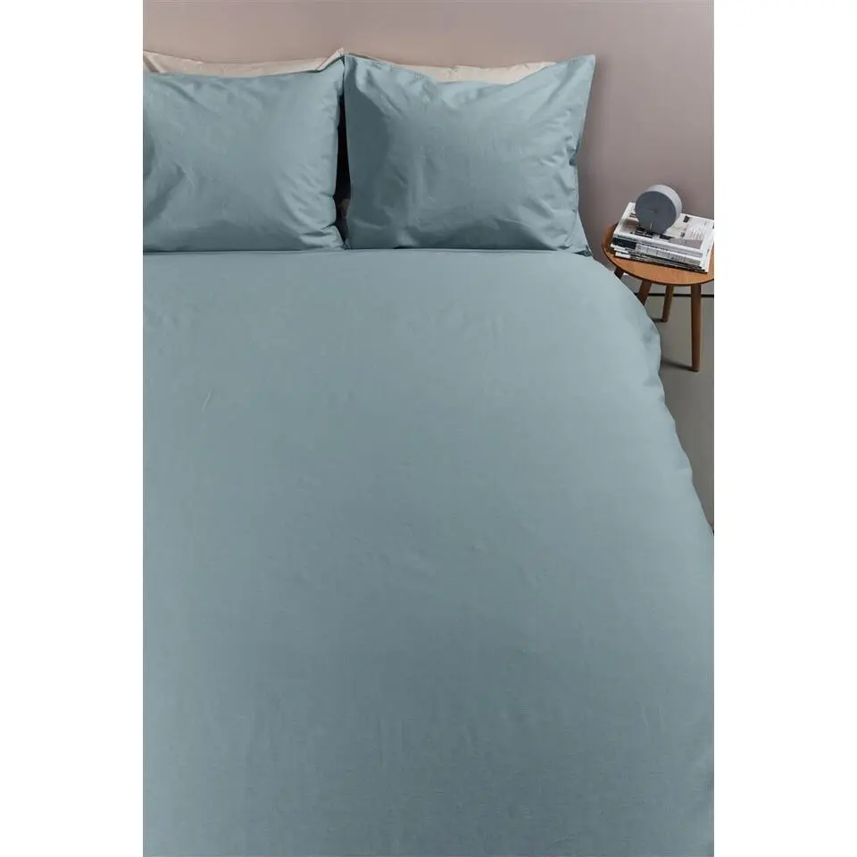Ambiante Cotton Uni dekbedovertrek - 260x200/220 - Blauw