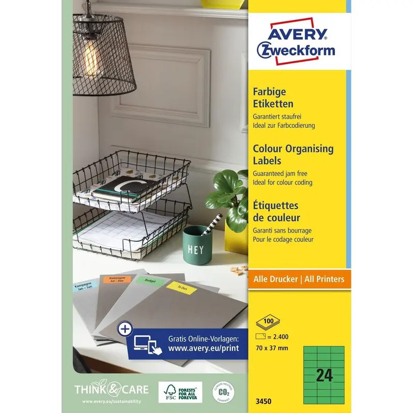Etiketten 100er-Set Universal-Etiketten 3450