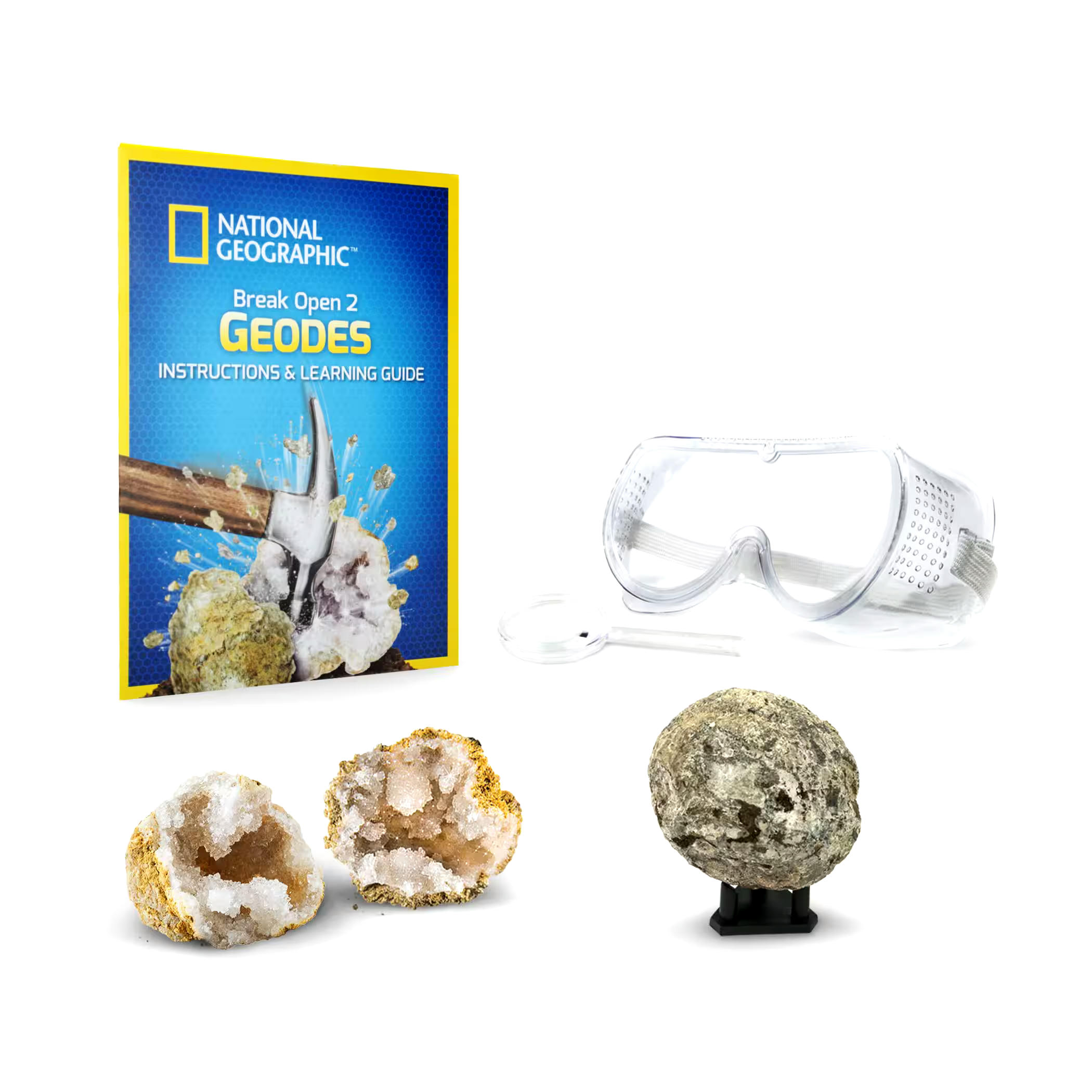 National Geographic Break Open 2 Geodes, Ages 8+