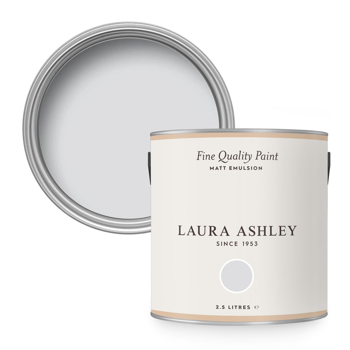 Laura Ashley Muurverf Mat Sugared Grey 2,5 liter