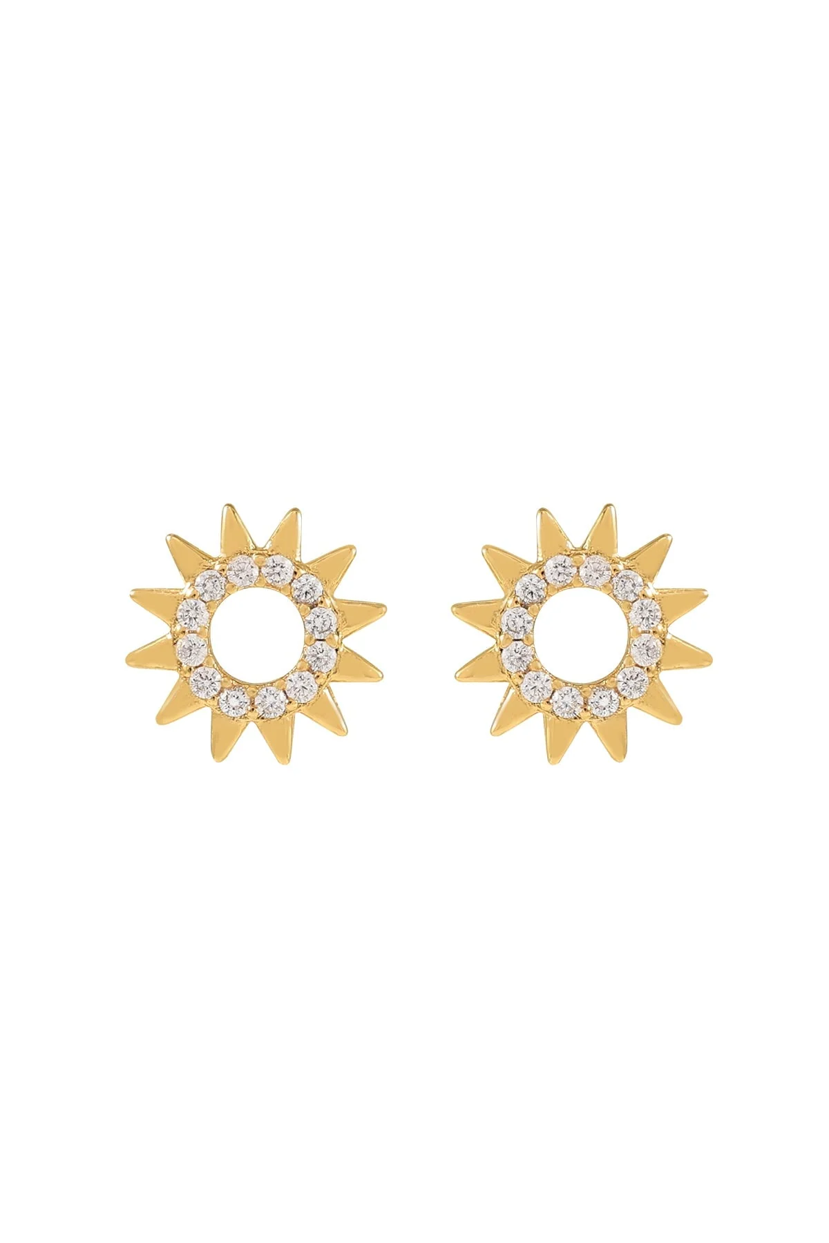 The Pink Box Sunburst Earrings