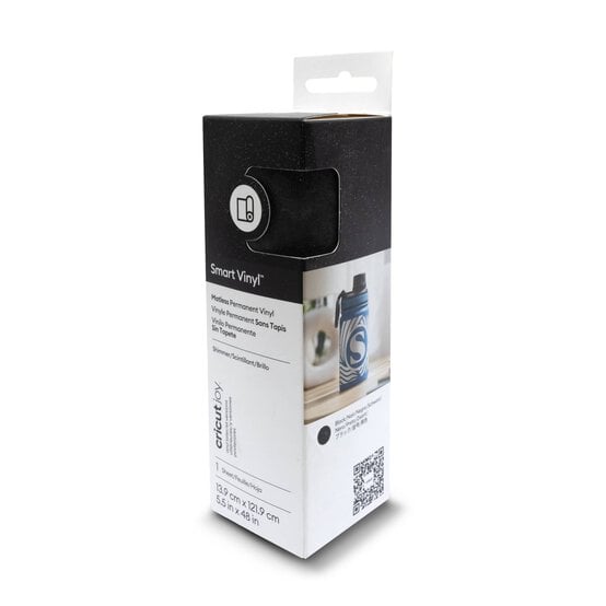 Cricut Joy Black Permanent Smart Shimmer Vinyl 5.5 x 48 Inches