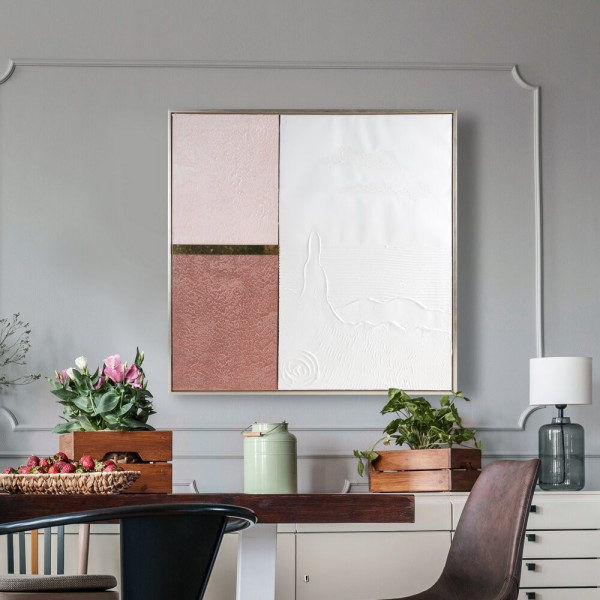 Obraz GEOMETRIC 80x80 cm Abstrakcja Kolorowa