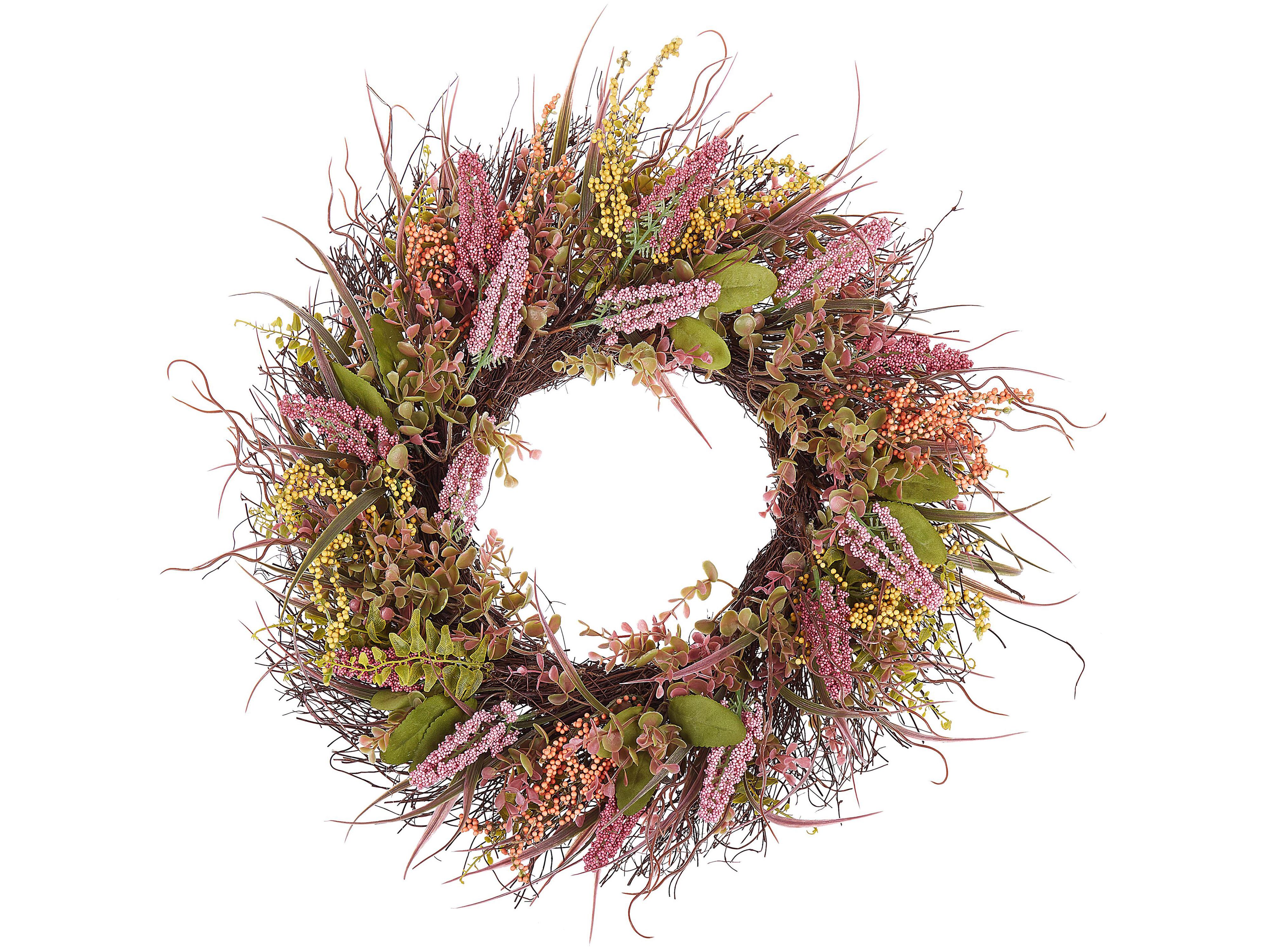 Decorative Wreath GUANCHA 50 cm Pink