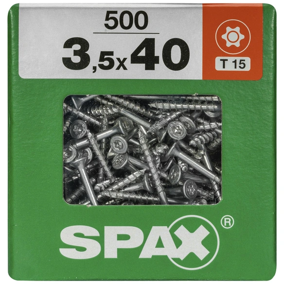 Universalschraube, 3,5 mm, Stahl, 500 Stk., TRX 3,5x40 XXL