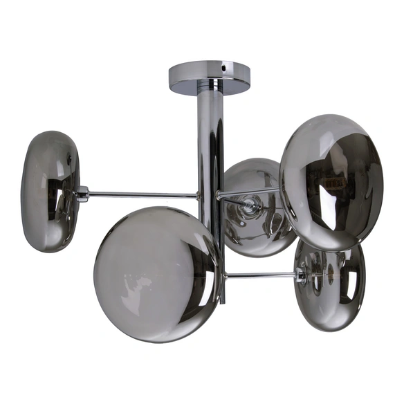 Leuchtmittel »ORION«, ∅xH: 53 x 18,5 cm, Metall/Glas