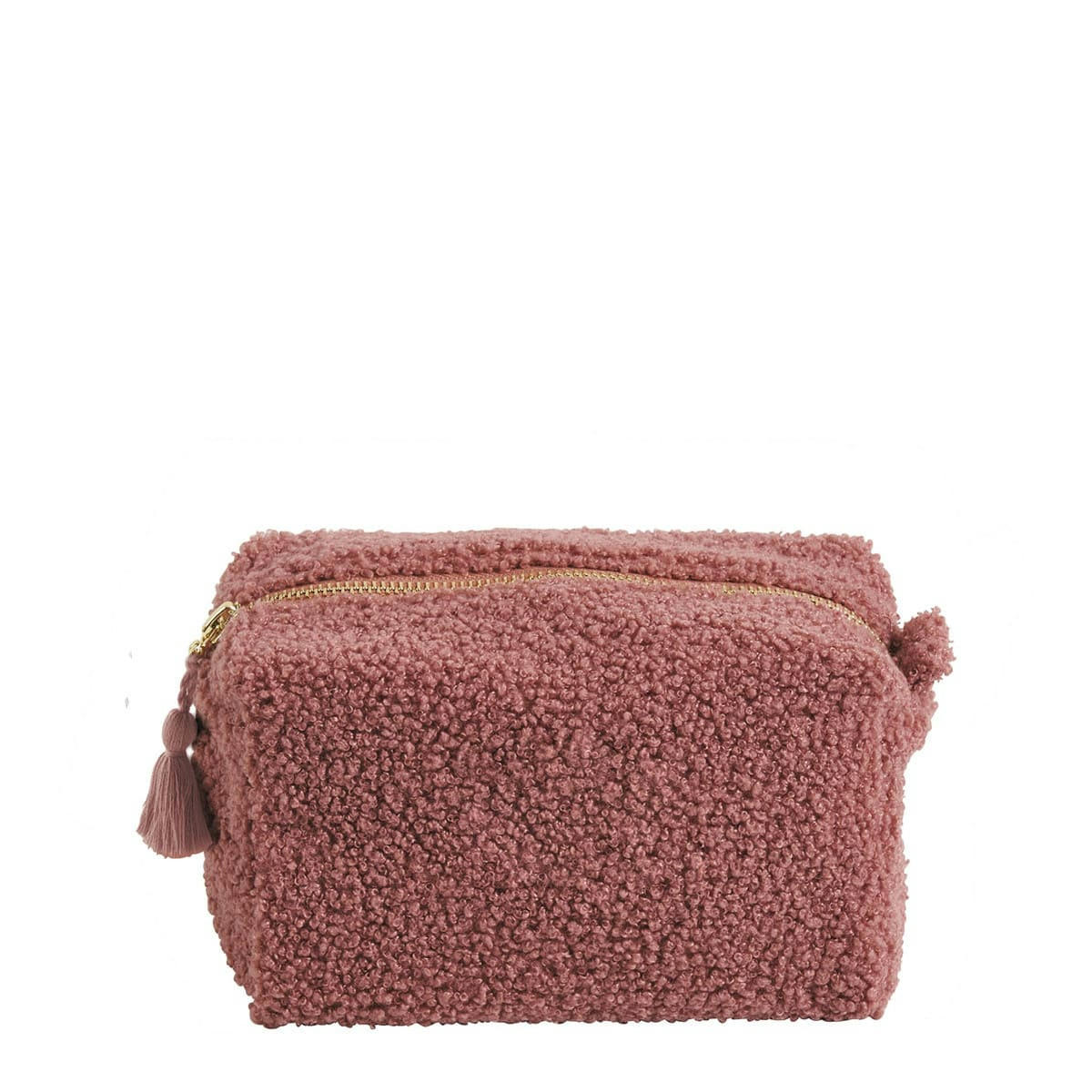 - Trousse de toilette rectangulaire Bouclette rose - Petit modèle