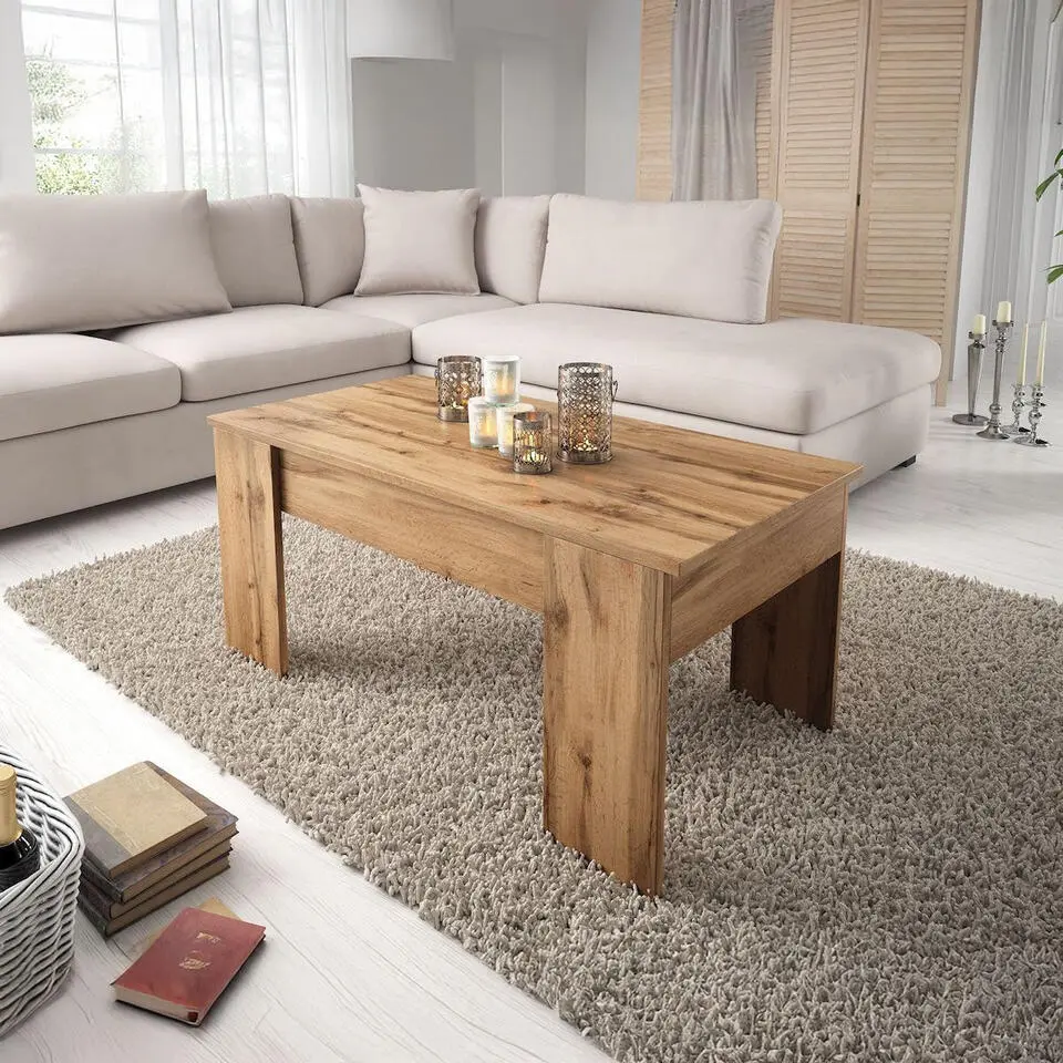 Meubella - Salontafel Malia - Eiken 2 - 100 cm