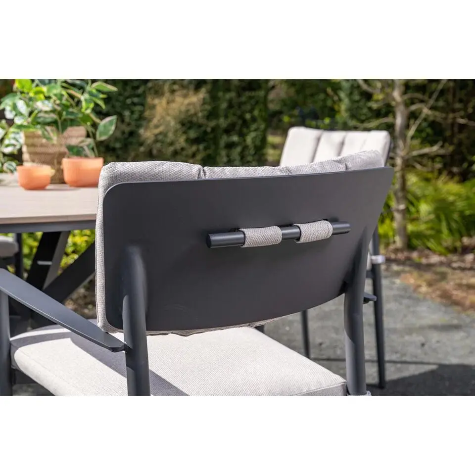 Garden Impressions Dane tuinstoel desert sand - 2 stuks