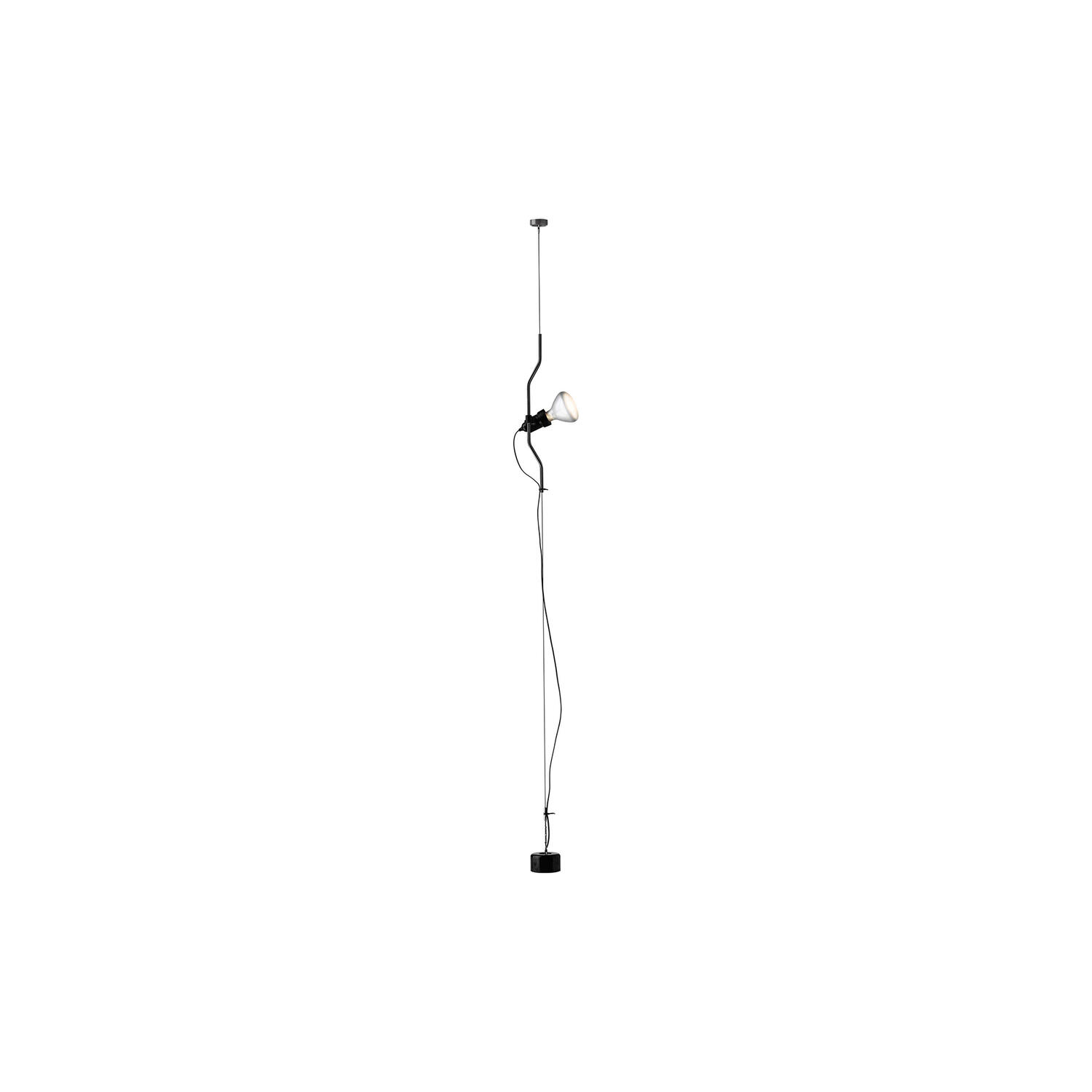 Parentesi D gulvlampe, sort